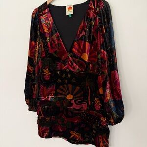 FARM Rio Multicolor Patterned Dress